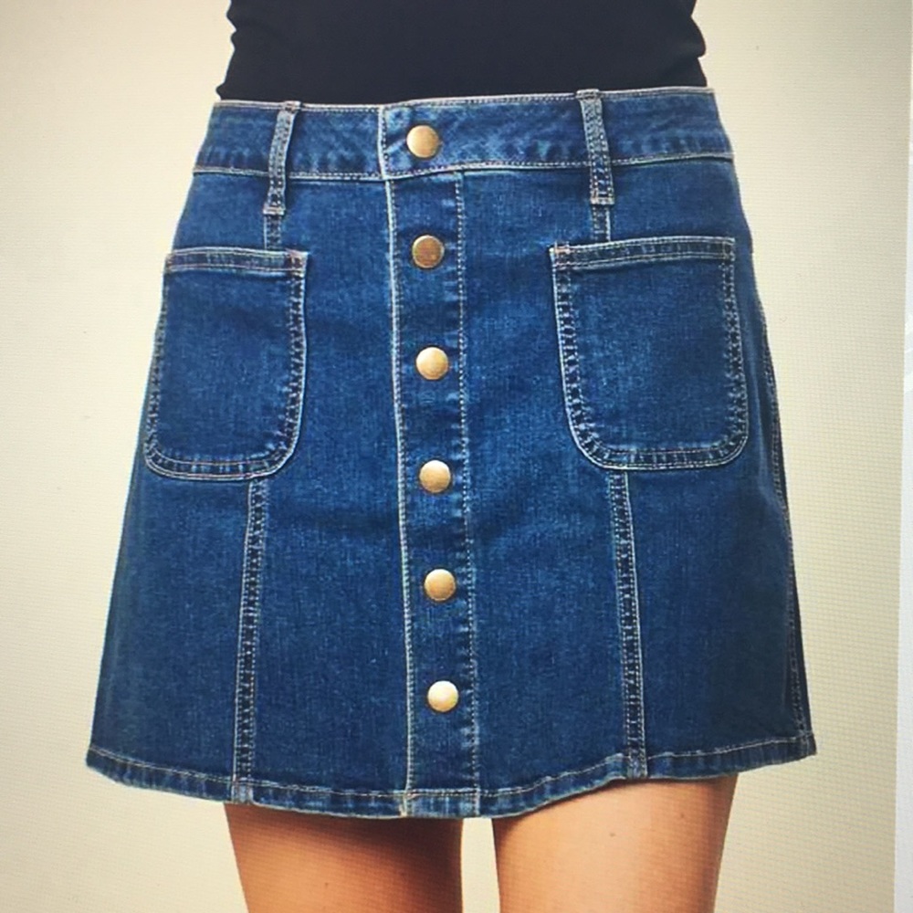 Altar’d state denim skirt